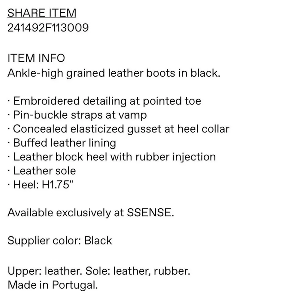 TOGA Pulla Black Silver Ankle Boots Western Style - Picture 6 of 7